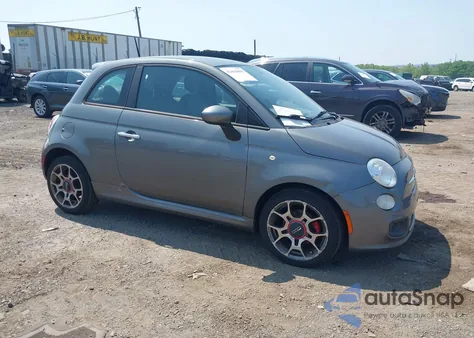 2012 Fiat 500 Sport z USA, uszkodzony, nr VIN 3C3CFFBR8CT304103